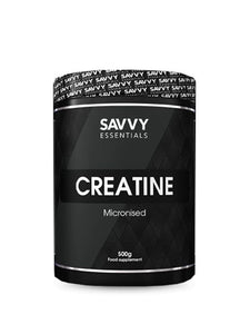 Savvy Essentials Creatine Monohydrate 500g (100 Servings)
