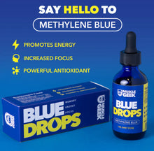 Load image into Gallery viewer, Blue Drops - Methylene Blue - Muscle Geek
