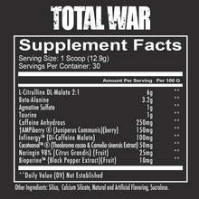 Load image into Gallery viewer, TOTAL WAR PREWORKOUT (30 servings) - Redcon 1
