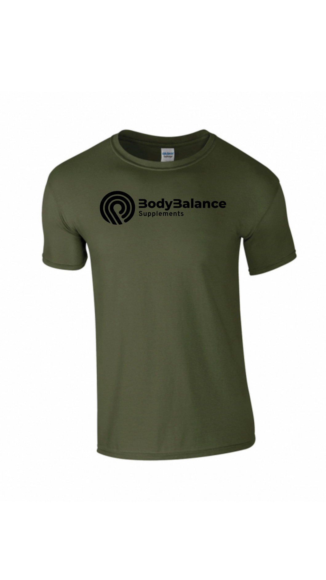 Body Balance Gym Tee (Muscle Fit) - Army Green