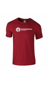 Body Balance Gym Tee (Muscle Fit) - Cardinal Red