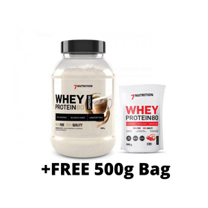 Whey Protein 80 2kg - 7Nutrition + Free 500g Bag