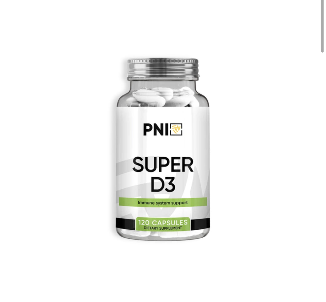 Super D3 - 120 capsules - PNI Supplements