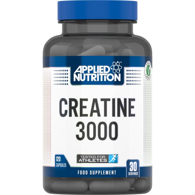 Creatine 3000 120 Capsules (30 Servings) - Applied Nutrition