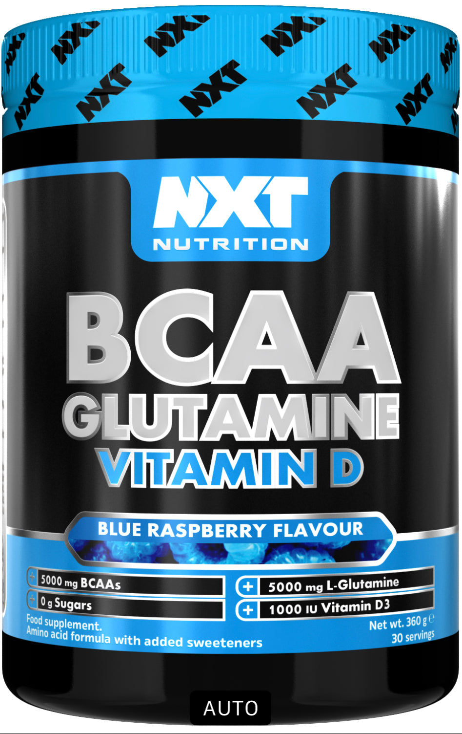 BCAA, Glutamine, Vitamin D3 - (360g) 30 servings - NXT
